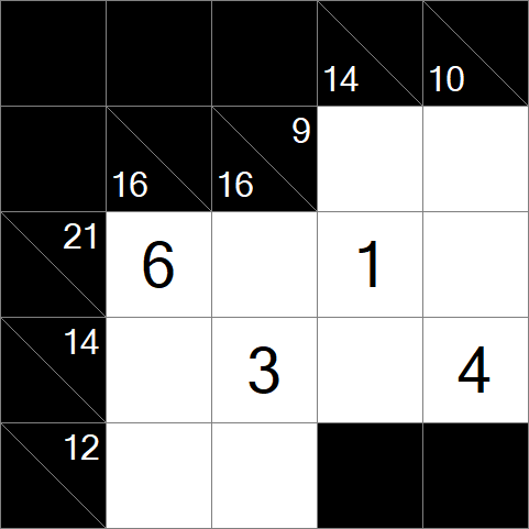 Kakuro - Easy