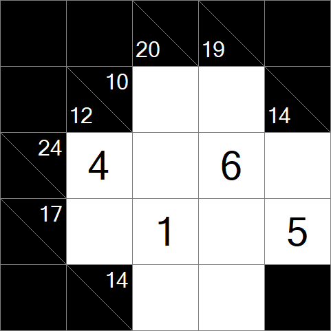 Kakuro - Simple