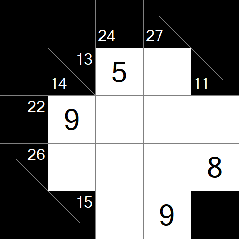 Kakuro - Simple