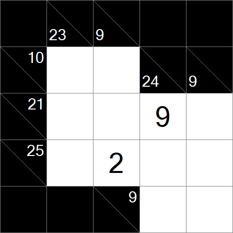 Kakuro - Einfach