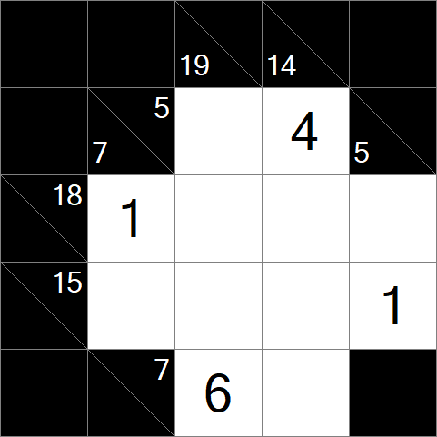 Kakuro - Simple