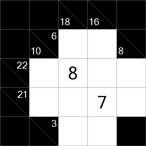 Kakuro - Simple