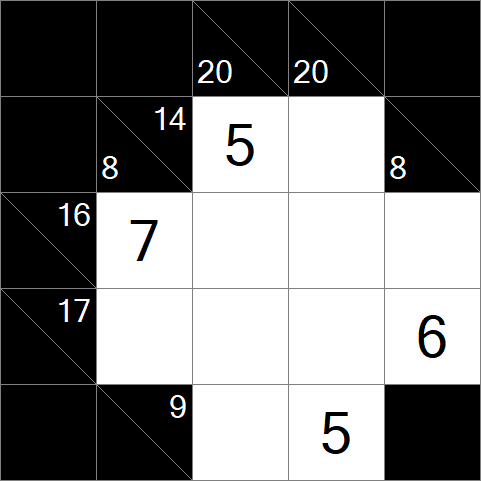 Kakuro - Simple