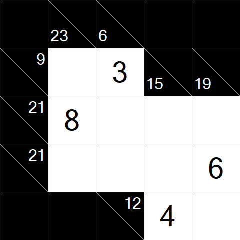Kakuro - Simple