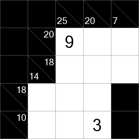 Kakuro - Simple