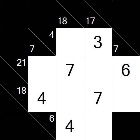 Kakuro - Simple