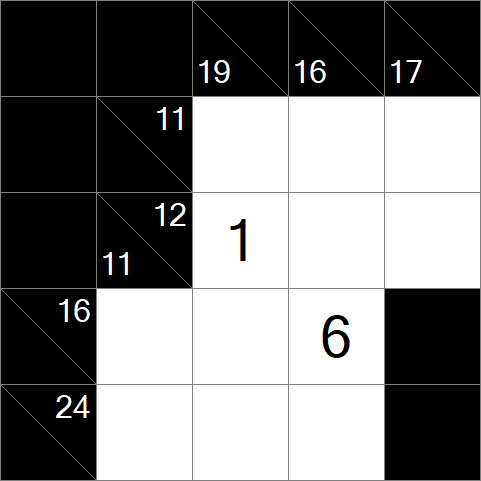 Kakuro - Simple