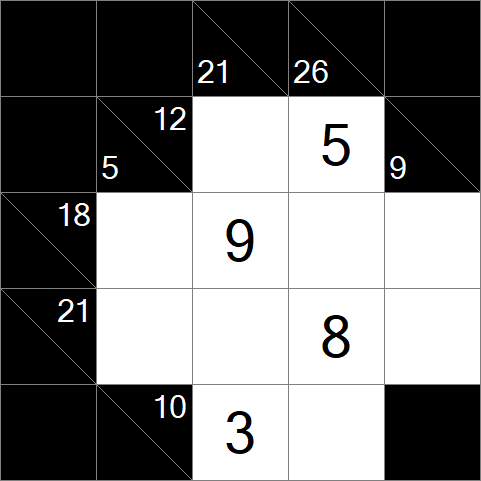 Kakuro - Simple