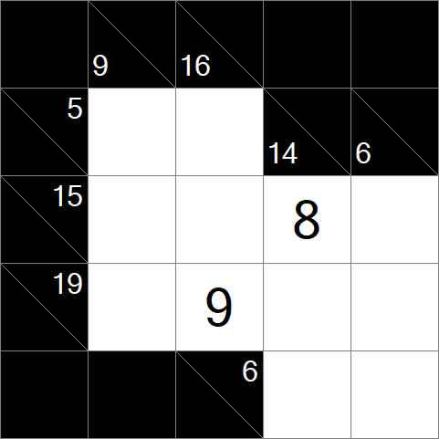 Kakuro - Fácil