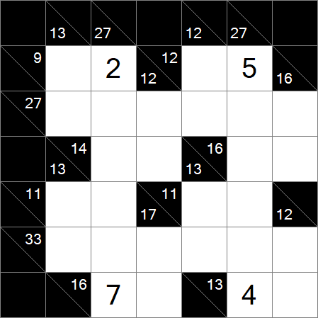 Kakuro - Moyen
