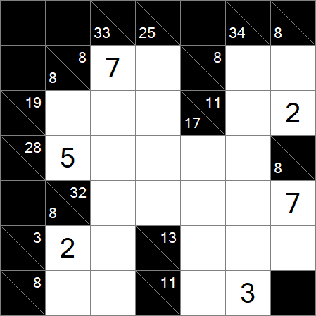 Kakuro - Medium