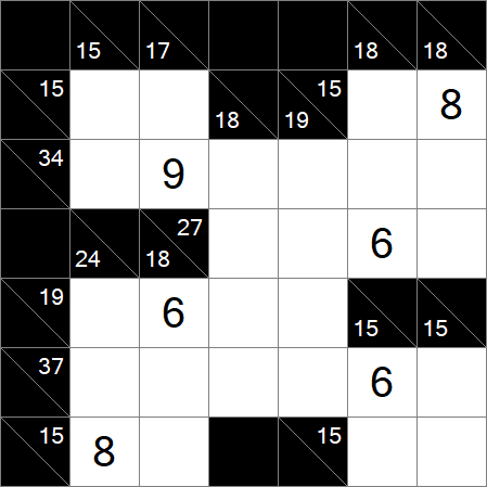 Kakuro - Medio