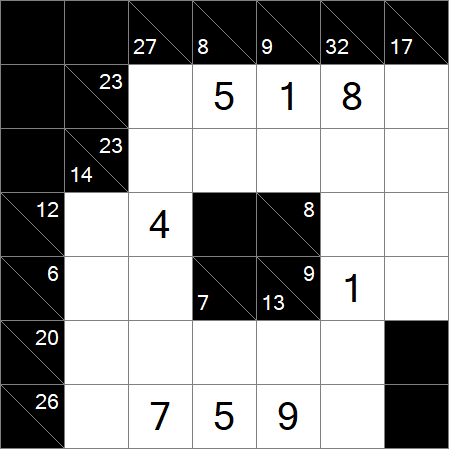 Kakuro - Medium
