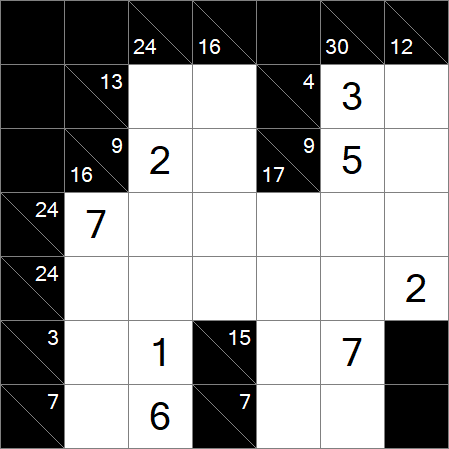 Kakuro - Moyen