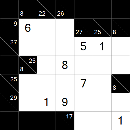 Kakuro - Medium