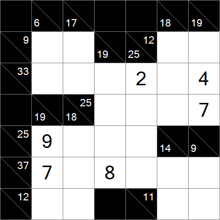 Kakuro - Medium