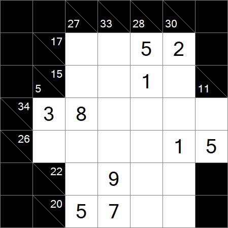 Kakuro - Medium