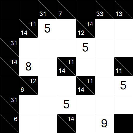 Kakuro - Medium