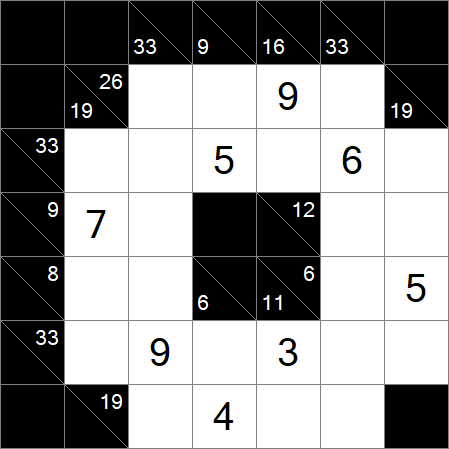 Kakuro - Medium