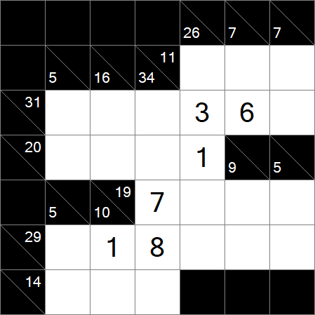 Kakuro - Medium