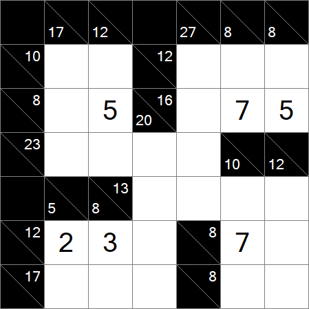 Kakuro - Medium