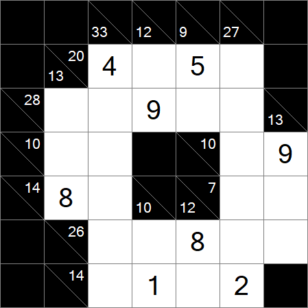 Kakuro - Medium