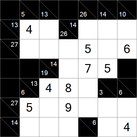 Kakuro - Medium