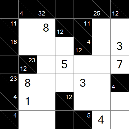 Kakuro - Medium