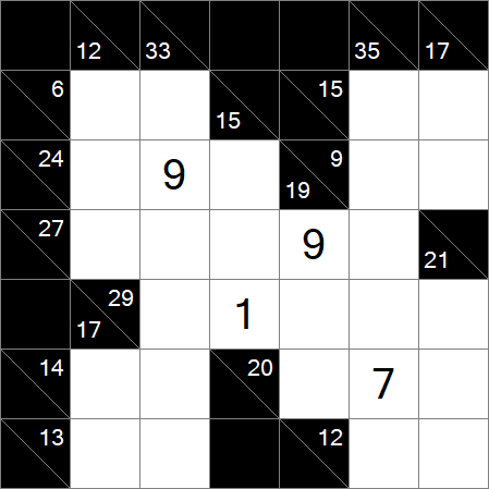 Kakuro - Medium