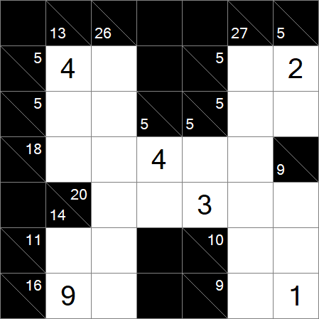 Kakuro - Medium