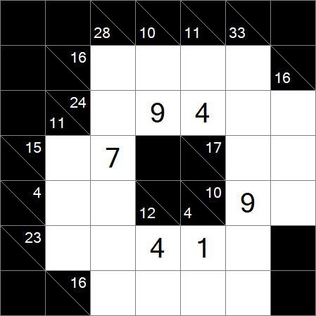 Kakuro - Medium