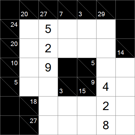Kakuro - Medium
