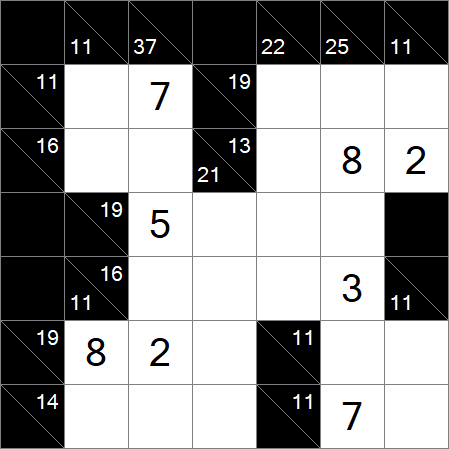 Kakuro - Medium