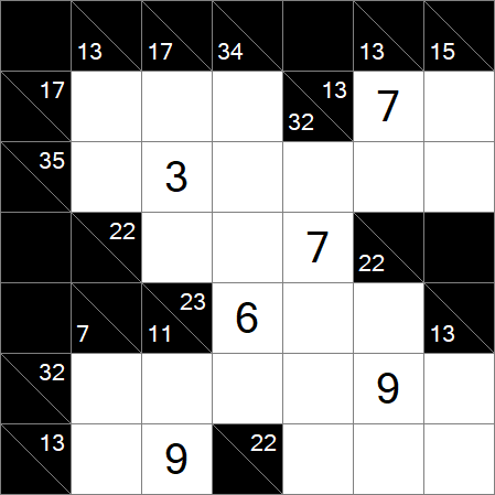 Kakuro - Medium