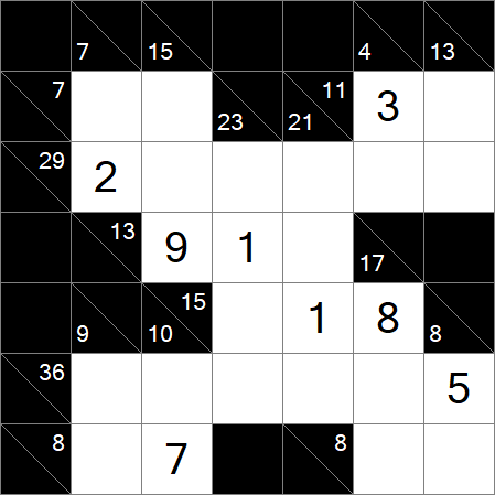 Kakuro - Medium