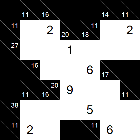 Kakuro - Medium