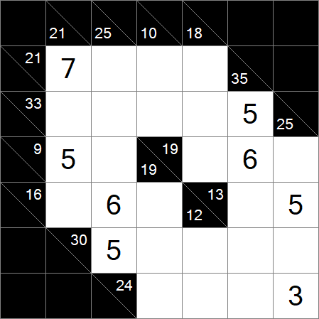 Kakuro - Medium