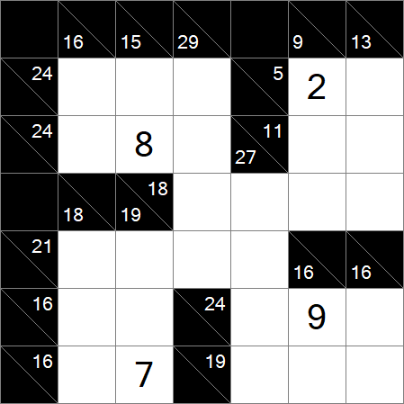 Kakuro - Medium