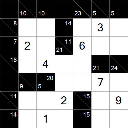 Kakuro - Medium