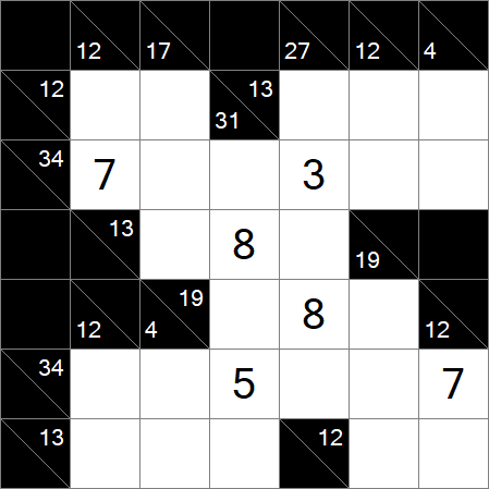 Kakuro - Medium