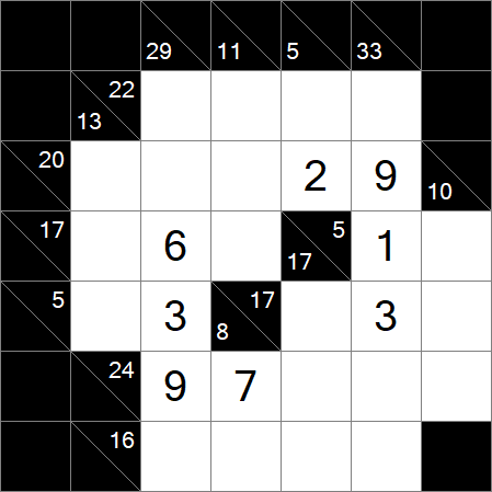 Kakuro - Medium