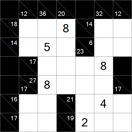 Kakuro - Medium