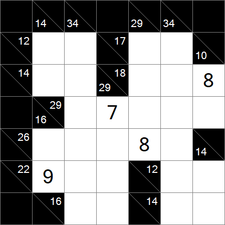 Kakuro - Medium