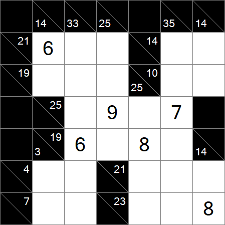 Kakuro - Medium