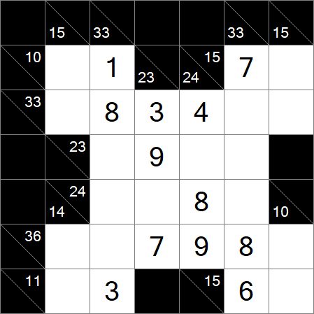 Kakuro - Medium