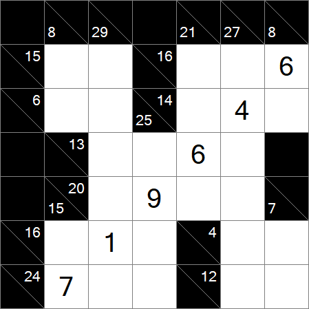 Kakuro - Medium