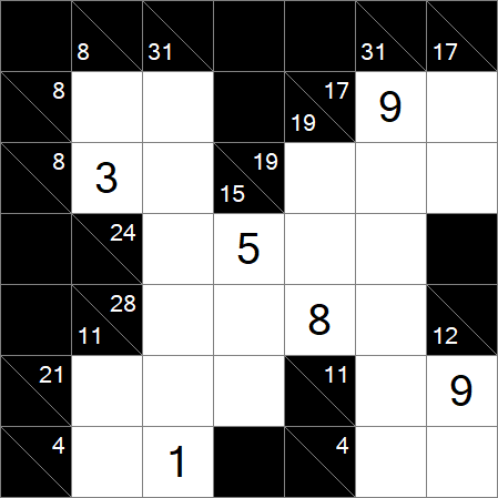 Kakuro - Medium