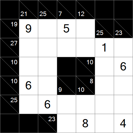 Kakuro - Medium