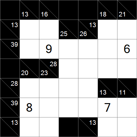 Kakuro - Medium