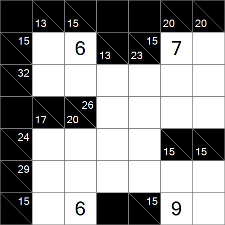 Kakuro - Medium